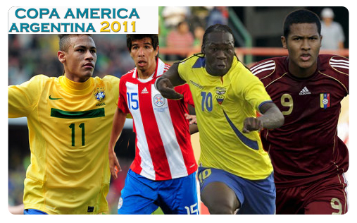 Neymar, Caceres, Caciedo et Rondon