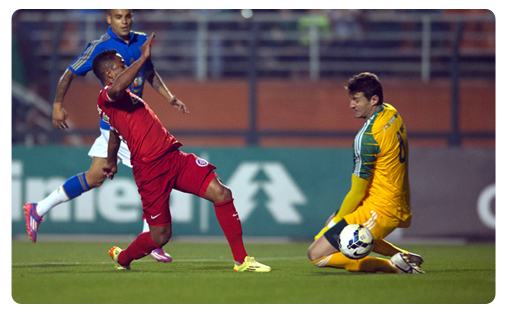 Jorge Henrique marque le but de la victoire de l'Inter