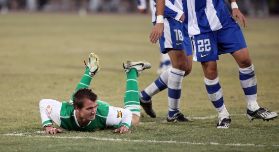 Les Guoan à terre. Beijing