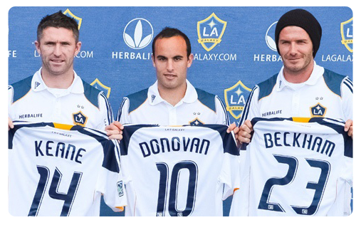 Keane - Donovan - Beckham, les trois étoiles du Galaxy Keane - Donovan - Beckham